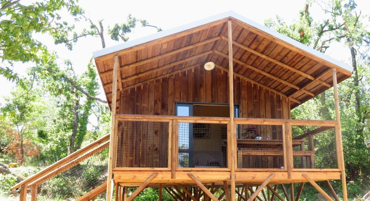Lodges Du Camping Les 4 Saisons Grane Ngoại thất bức ảnh